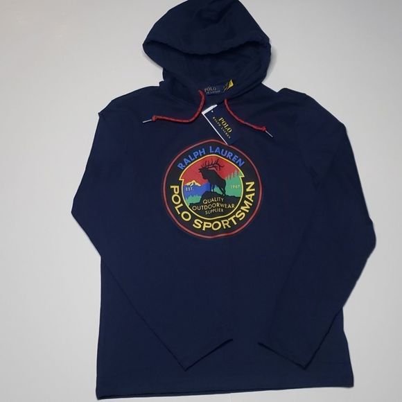 Polo Ralph Lauren T-Shrit Hoodie - Picture 1 of 3